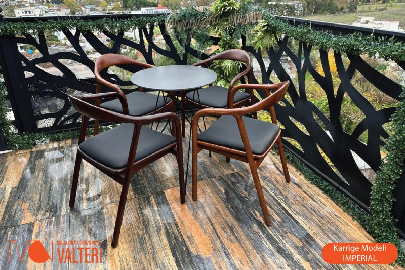 Karrige Modeli Imperial, karrige moderne me strukture druri me lekure per shtepi, karrige elegante per restorant Tirane, karrige luksi per ambient interior, mobilje per restorante Tirane, karrige dekorative restoranti per ambient modern